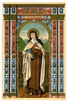 Images Dated 1st August 2007: St Theresa of Avila, 1886