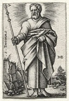 1500 1550 Prints: St. Thomas, 1545-1546. Creator: Hans Sebald Beham (German, 1500-1550)