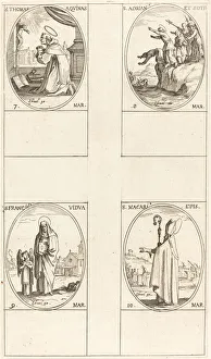 St. Thomas Aquin; St. Adrian and Companions; St. Frances; St. Macari St. Thomas Aquin; St. Adrian and Companions; St. Frances; St. Macari