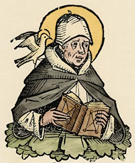 Aquinas Gallery: St Thomas Aquinas, 13th century Italian philosopher and theologian