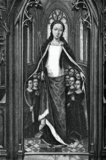 Hans Memling Gallery: St Ursula and the Holy Virgins, from the Reliquary of St Ursula, 1489, (1870)
