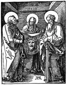 Nimbus Prints: St Veronica with the Sudarium between St Peter and Paul