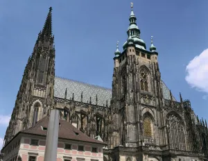 Stredocesky Prints: St Vitus Cathedral, Prague, Czech Republic