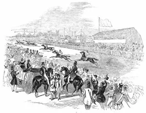 Horse Race Gallery: St. Wilfrid Festival, Ripon, 1844. Creator: Unknown