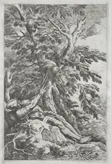 St. William the Hermit, c. 1662. Creator: Salvator Rosa (Italian, 1615-1673)