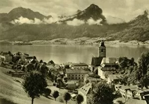 Eastern Alps Gallery: St Wolfgang im Salzkammergut, Upper Austria, c1935. Creator: Unknown