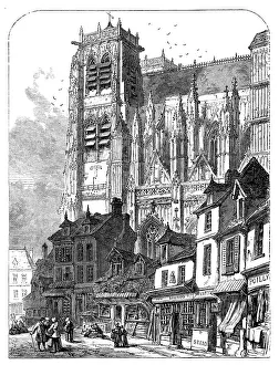Samuel Read Prints: St. Wolfran, Abbeville, 1871. Creator: Unknown