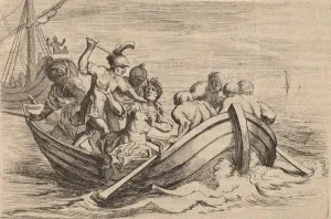 Stabbing Gallery: The Stabbing of Pompey, 1634. Creator: Willem Basse