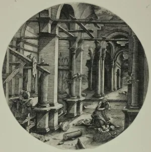 Gourmont Jean De Prints: The Stable in Bethlehem, c. 1520–40. Creator: Jean de Gourmont