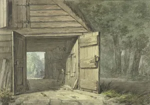 Open Door Prints: Stable of the De Geleerde Man inn, in Bennebroek, 1802. Creator: Hermanus Numan