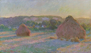 Monet Claude Gallery: Stacks of Wheat (End of Summer), 1890 / 91. Creator: Claude Monet