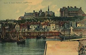 Stade & Inner Harbour, Folkestone, late 19th-early 20th century