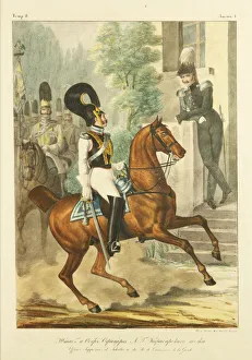Cuirassier Prints: Staff and Senior Officers of the Life-Guards Cuirassier Regiment
