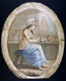 Kiln Gallery: The Staffordshire Girl, late 18th-early 19th century. Artist: WN Gardner