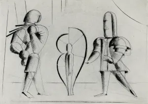 From The stage at the Bauhaus (Die Bühne im Bauhaus), 1925. Creator: Schlemmer