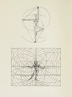 Bauhausbücher Prints: From The stage at the Bauhaus (Die Bühne im Bauhaus), 1925. Creator: Schlemmer
