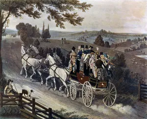 Stage Coach, 1822, (c1920). Artist: John Watson