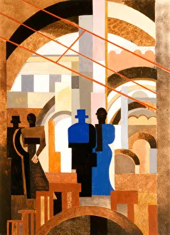 Alexandra Alexandrovna 1882 1949 Gallery: Stage design, 1925