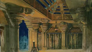 Ludwig Prints: Stage design for the ballet La Bayadere