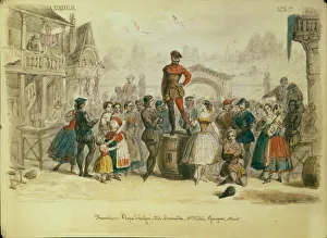 Pugni Prints: Stage design for the ballet La Esmeralda by C