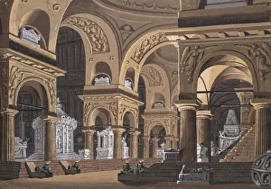 Bianchi Prints: Stage design for the opera Castore e Polluce by Francesco Bianchi. Creator: Sanquirico