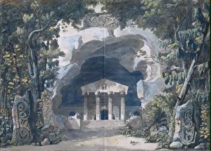 Desprez Prints: Stage design for the Opera Frigga by Olof Ahlstrom