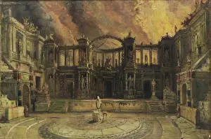 Nero Prints: Stage design for the opera Nerone by Arrigo Boito