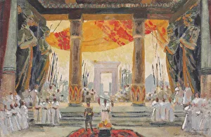 Korovin Prints: Stage design for the opera Salammbo by Modest Mussorgsky