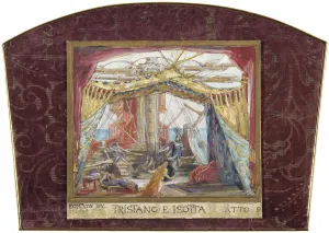 Tristan And Isolde Prints: Stage design for the opera Tristan and Isolde by R