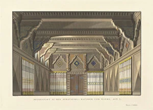 Schinkel Gallery: Stage design for the play Ratibor and Wanda by Konrad Levezow, 1824
