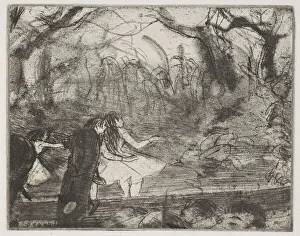On Stage III, 1876-77. Creator: Edgar Degas