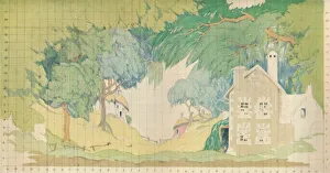 The Studio Prints: Stage Setting for The Faithful Shepherdess, c1927. Artist: Norman Wilkinson of Four Oaks