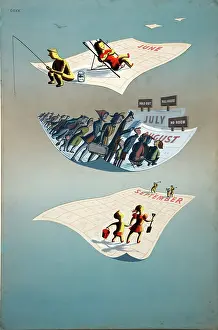 Deck Chair Prints: Staggered holidays, World War II poster