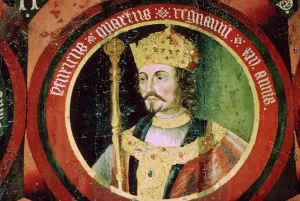 Stained Glass Prints: Stained glass image of King Henry IV