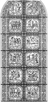 Stained Glass Prints: Stained glass window, Bourges Cathedral