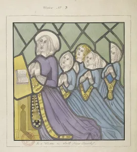 Detail of a stained glass window, St Giles, South Mimms, Hertfordshire, c1800. Artist