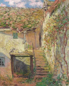 Claude 1840 1926 Prints: The Staircase, 1878. Creator: Monet, Claude (1840-1926)