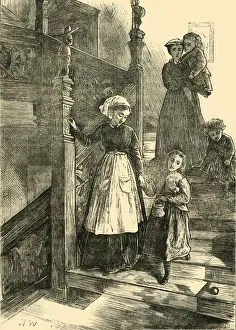 Balustrade Collection: Staircase of Cromwell House, 1876, (c1876). Creator: Unknown