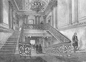 Staircase in Northumberland House, 1897