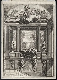 Daniel Marot Prints: Staircase at the Palace of Voorst in Holland. Creator: Daniel Marot (French, 1655-1718)