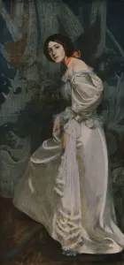 Satin Prints: The Stairs, c1899, (c1930). Creator: James Jebusa Shannon