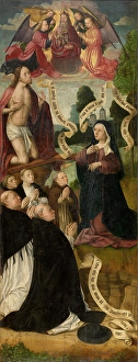 1490s Prints: Stairway to Heaven, 1490. Creator: Master of the Amsterdam Death of the Virgin