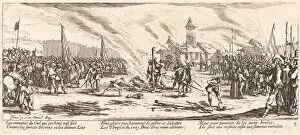 Burned At The Stake Collection: The Stake, c. 1633. Creator: Jacques Callot