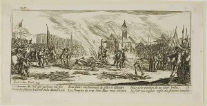 Stake Prints: The Stake, plate thirteen from The Large Miseries of War, n.d. Creator: Gerard van Schagen
