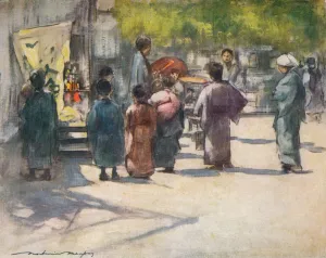 A Record In Colour Prints: In Front of the Stall, c1887, (1901). Artist: Mortimer L Menpes