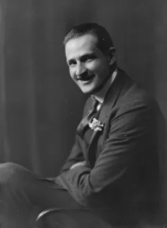 Buttonhole Prints: Stallforth, F. Mr. portrait photograph, 1916. Creator: Arnold Genthe