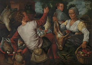 Lange Pieter Aertsen Prints: The Stallholders. Creator: Pieter Aertsen