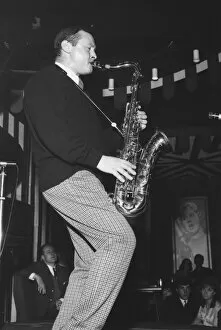 Saxophonist Gallery: Stan Getz, Marquee Club, London, c1963. Creator: Brian Foskett