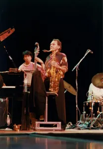 Stan Getz, North Sea Jazz Festival, The Hague, Holland, 1988. Creator: Brian Foskett