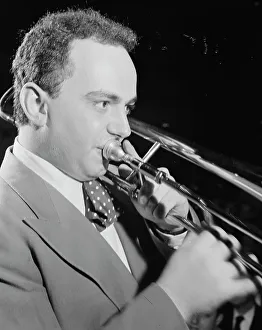 Stan Kenton Orchestra, 1947 or 1948. Creator: William Paul Gottlieb
